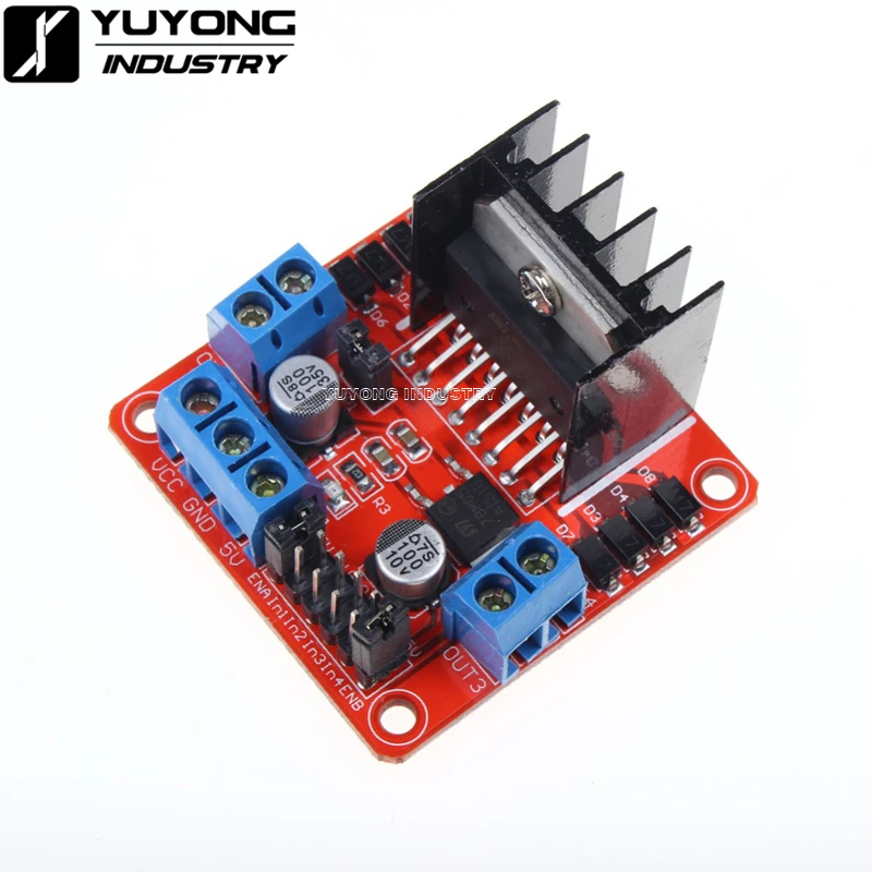 L298N Driver Board Module L298 Stepper Motor Smart Car Robot Breadboard Peltier High Power For Arduino DIY
L298N Driver Board Module L298 Stepper Motor Smart Car Robot Breadboard Peltier High Power For Arduino DIY