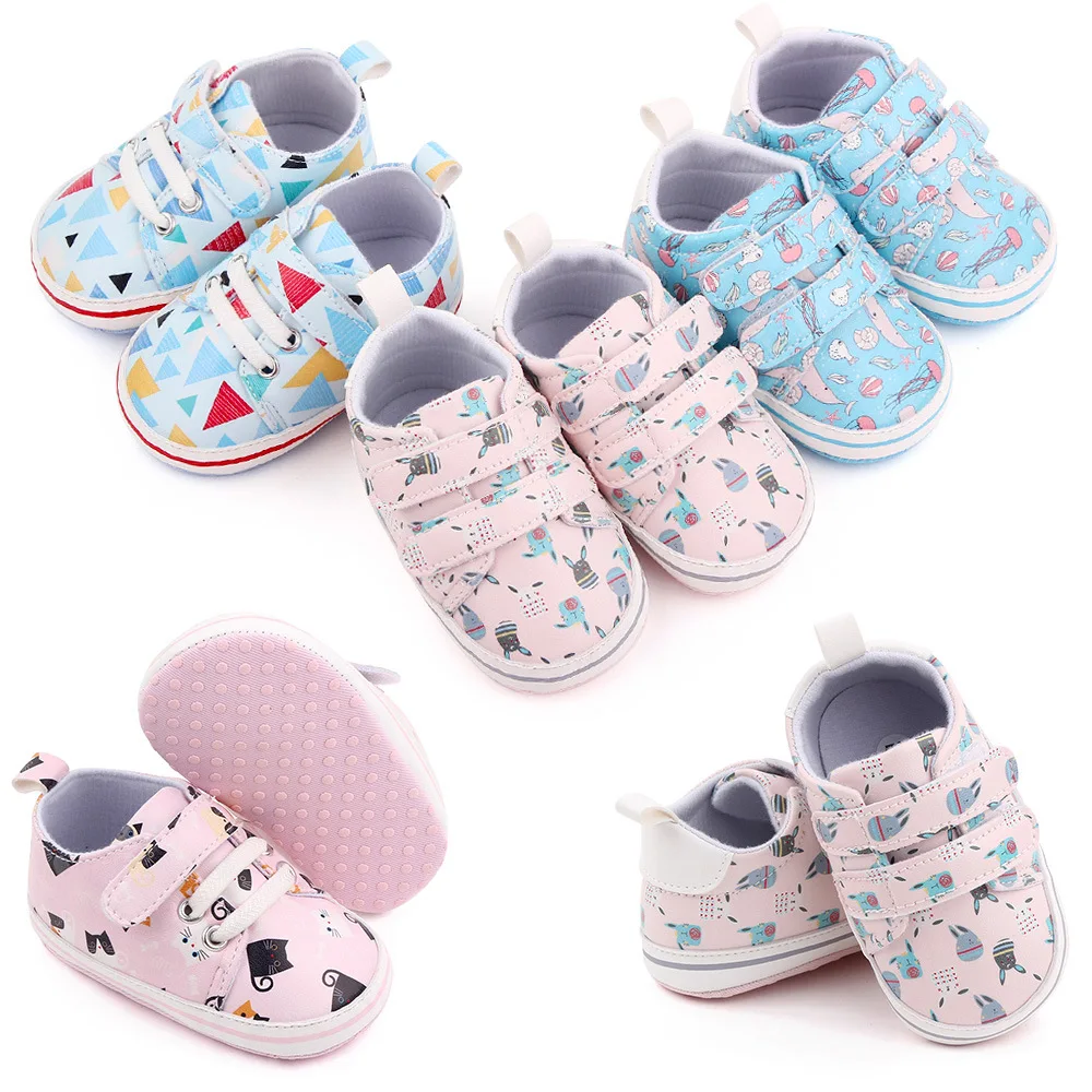 0-1 Year Old Non-slip Baby Shoes Cartoon Casual Shoes Velcro Soft Sole Baby Shoes
0-1 Year Old Non-slip Baby Shoes Cartoon Casual Shoes Velcro Soft Sole Baby Shoes
