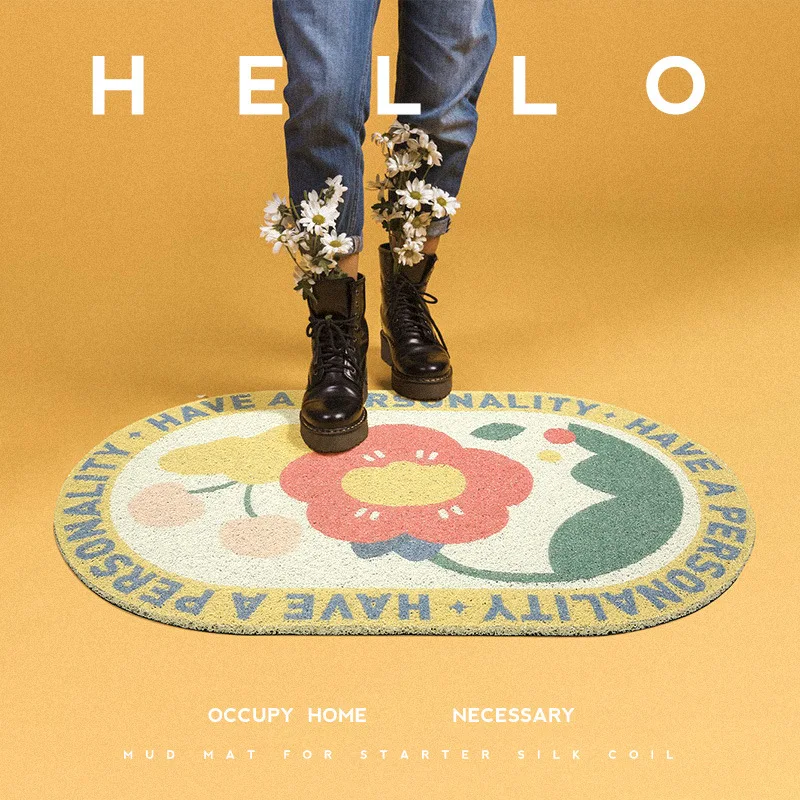 Мультяшный цветочный домашний песочный коврик для выскабливания двери коврик для прихожей и ванной нескользящий коврик для удаления пыли ... 
Мультяшный цветочный домашний песочный коврик для выскабливания двери коврик для прихожей и ванной нескользящий коврик для удаления пыли ...