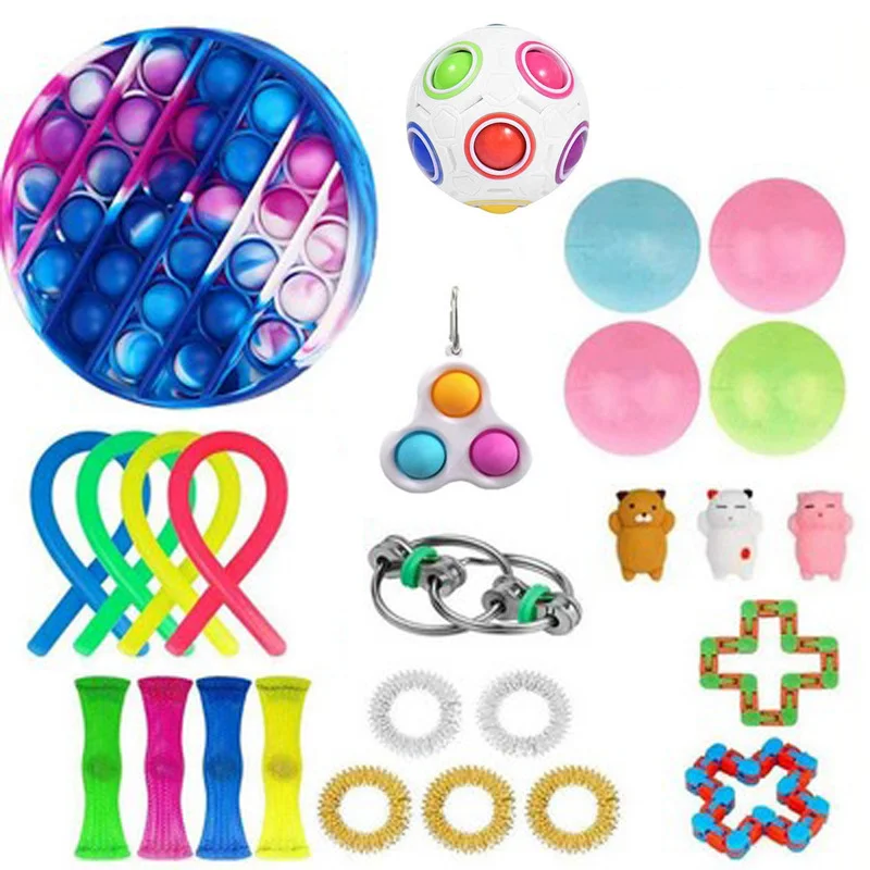2021 Sensory Fidget Toy Set Children Adults Anxiety Autism To Stress Relief And Anti Anxiety Perfect For Classroom Reward Gift
2021 Sensory Fidget Toy Set Children Adults Anxiety Autism To Stress Relief And Anti Anxiety Perfect For Classroom Reward Gift
