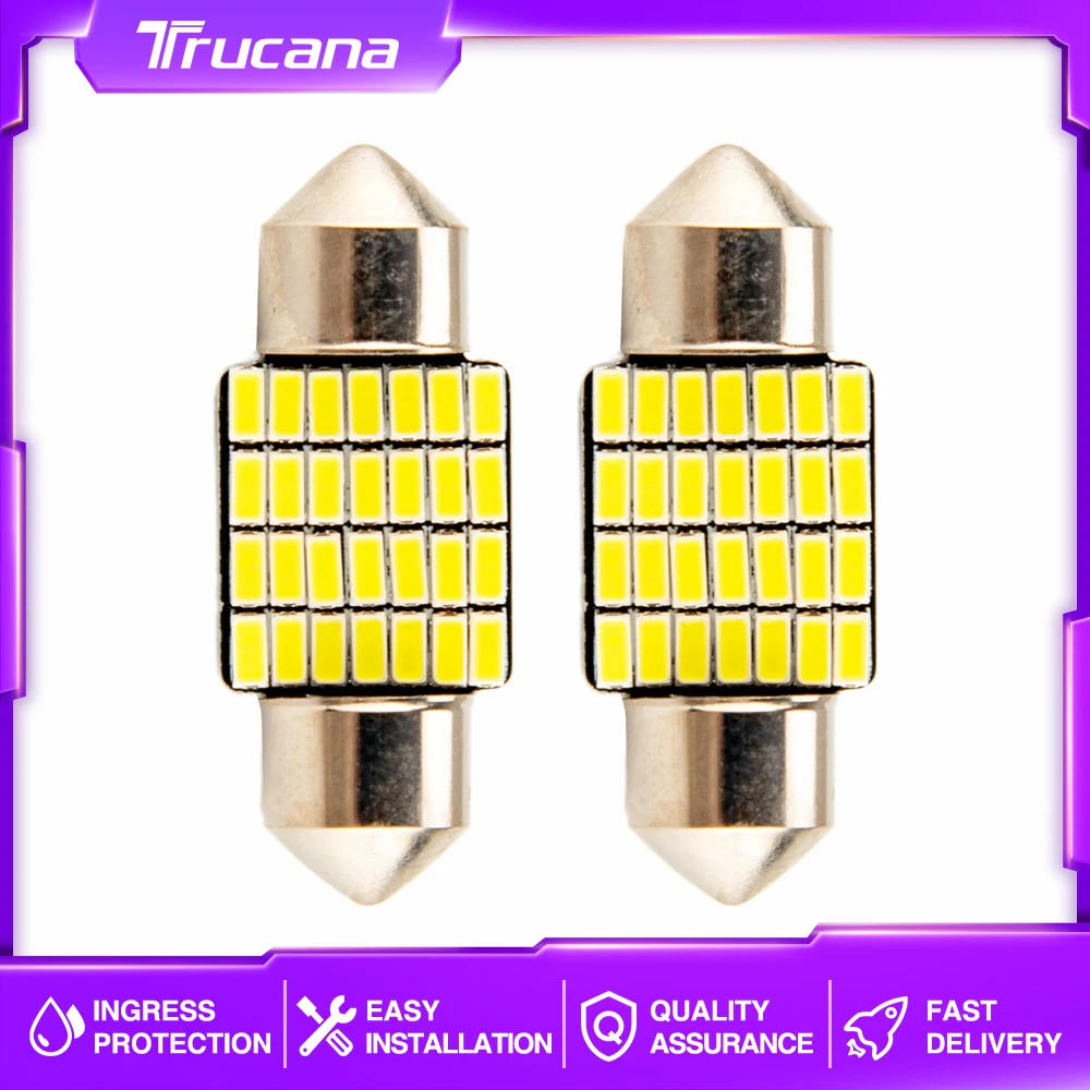 Trucana C10W C5W LED Canbus Festoon 31mm 36mm 39mm 41mm for car Bulb Interior Reading Light License Plate Lamp White free error
Trucana C10W C5W LED Canbus Festoon 31mm 36mm 39mm 41mm for car Bulb Interior Reading Light License Plate Lamp White free error