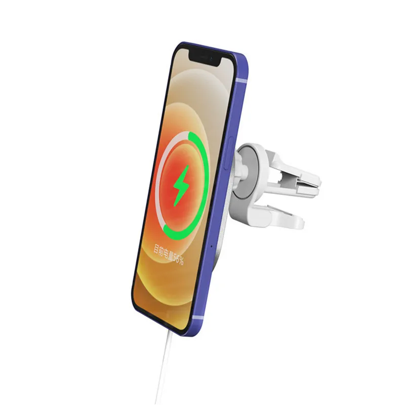 Magnetic Wireless Car Charger Mount Stand for iPhone12 Pro/Mini/Max Magsafe 15W Fast Charging Wireless Charger Car Phone Holder
Magnetic Wireless Car Charger Mount Stand for iPhone12 Pro/Mini/Max Magsafe 15W Fast Charging Wireless Charger Car Phone Holder