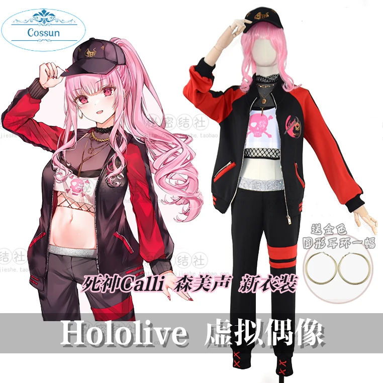 Anime! Vtuber Hololive Mori Calliope Battle Suit Lovely Uniform Cosplay Costume Halloween Party Role Play Outfit Dailydress NEW
Anime! Vtuber Hololive Mori Calliope Battle Suit Lovely Uniform Cosplay Costume Halloween Party Role Play Outfit Dailydress NEW