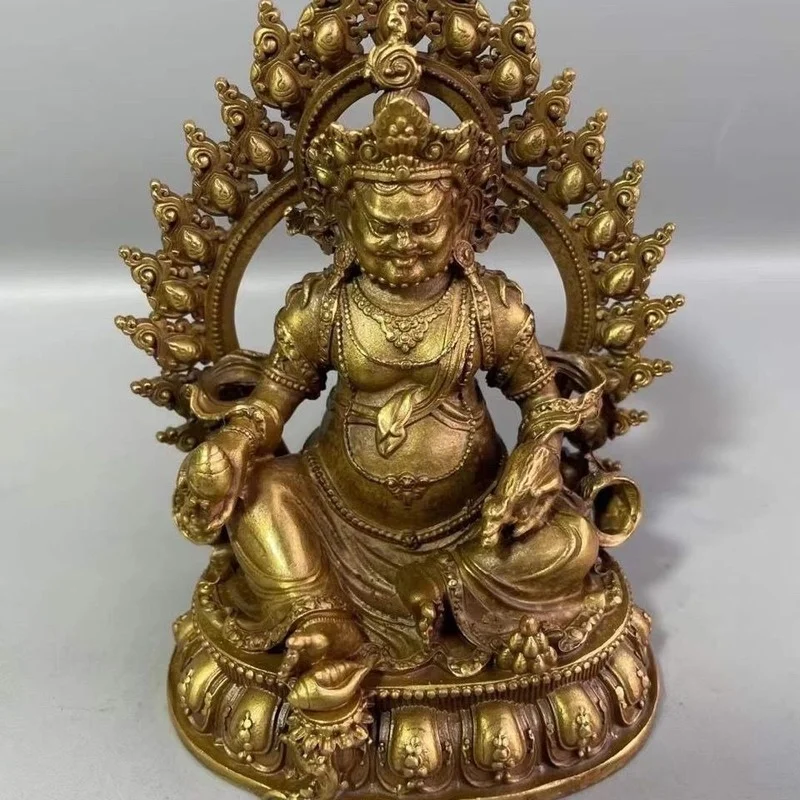 Pure Copper Statue of Wealth God Buddha Home Decoration Figurines Miniatures Ornament Nepal Tantric Statue Office Fengshui Decor
Pure Copper Statue of Wealth God Buddha Home Decoration Figurines Miniatures Ornament Nepal Tantric Statue Office Fengshui Decor
