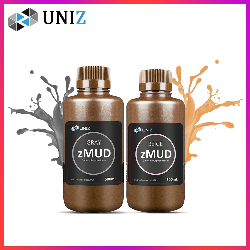 UNIZ 2pc/Lot zMUD Liquid Photopolymer Resin 3d Printer UV Light Curing 405nm 3d Printing Photosensitive Red Wax Resin In Stock
UNIZ 2pc/Lot zMUD Liquid Photopolymer Resin 3d Printer UV Light Curing 405nm 3d Printing Photosensitive Red Wax Resin In Stock