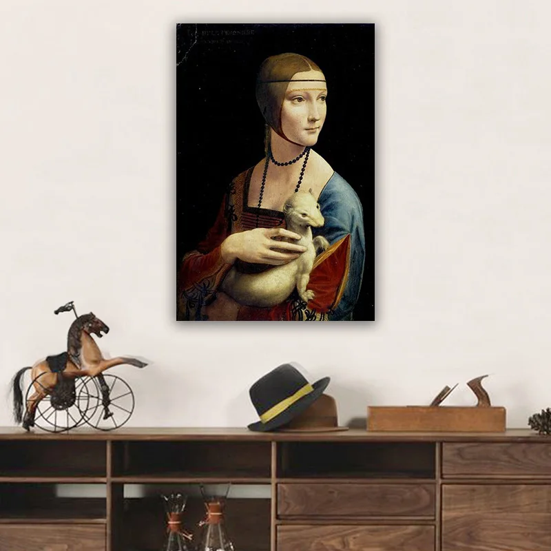 The Lady With An Ermine Canvas Paintings On The Wall By Leonardo Da Vinci Famous Wall Art Posters And Prints Cuadros Wall Decor
The Lady With An Ermine Canvas Paintings On The Wall By Leonardo Da Vinci Famous Wall Art Posters And Prints Cuadros Wall Decor