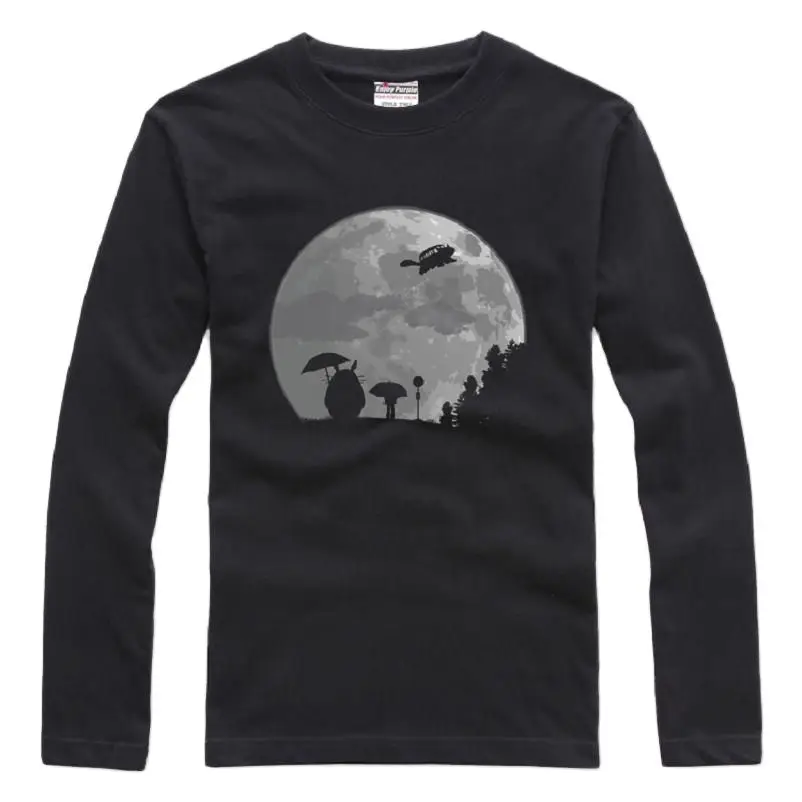 Хлопковая свободная футболка с длинным рукавом High-Q унисекс Miyazaki Hayao Tonari no Totoro
Хлопковая свободная футболка с длинным рукавом High-Q унисекс Miyazaki Hayao Tonari no Totoro