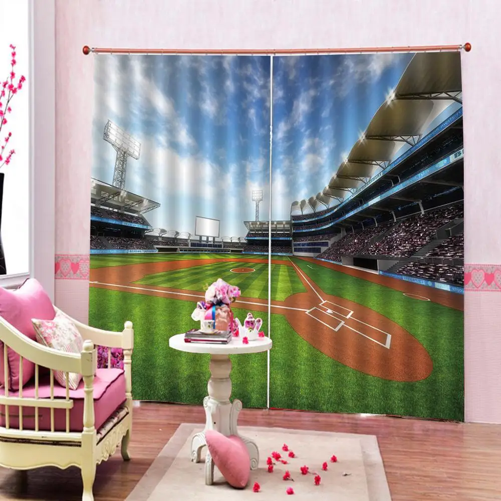 Custom 3D curtains Bedroom Home football field 3d Curtains For Living room kitchen Blackout Curtains
Custom 3D curtains Bedroom Home football field 3d Curtains For Living room kitchen Blackout Curtains