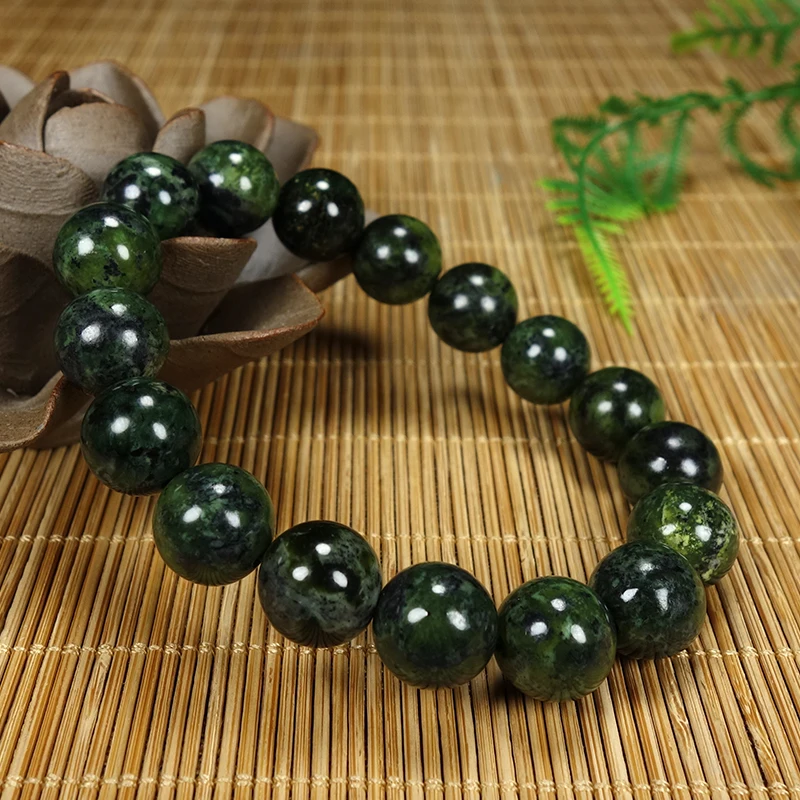 Natural black green health care jade bracelet medicine jade treatment jadite jade beads bracelets jade jewelry gift 13mm16mm
Natural black green health care jade bracelet medicine jade treatment jadite jade beads bracelets jade jewelry gift 13mm16mm