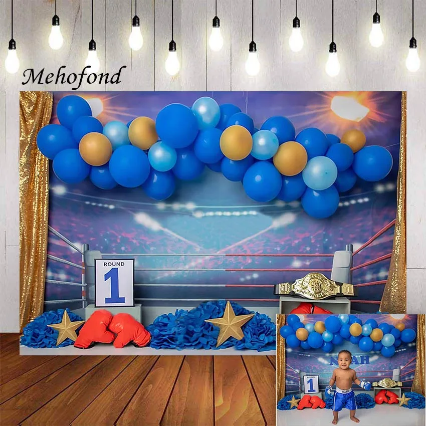 Mehofond Photography Background 1st Birthday Party Boxing Ring Blue Balloon Baby Shower Boy Portrait Decor Backdrop Photo Studio
Mehofond Photography Background 1st Birthday Party Boxing Ring Blue Balloon Baby Shower Boy Portrait Decor Backdrop Photo Studio