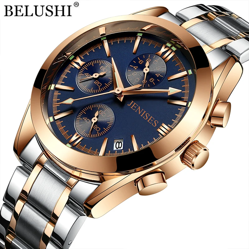 Watch Chronograph Men's Luxury Brand Watches Man Top Business Quartz Wrist Watch Clock Sports Stainless Steel Relogio Masculino
Watch Chronograph Men's Luxury Brand Watches Man Top Business Quartz Wrist Watch Clock Sports Stainless Steel Relogio Masculino
