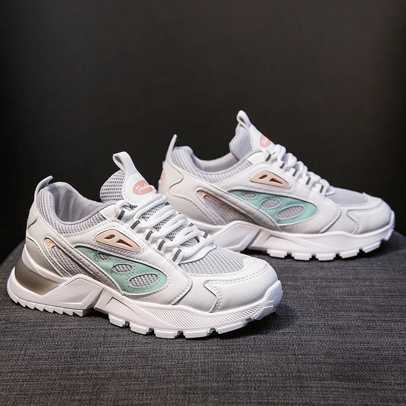 Women Sneakers 2021 Spring Fashion White Chunky Women Shoes Breathable Comfortable Platform Vulcanized Leisure Tenis Shoes 
Women Sneakers 2021 Spring Fashion White Chunky Women Shoes Breathable Comfortable Platform Vulcanized Leisure Tenis Shoes