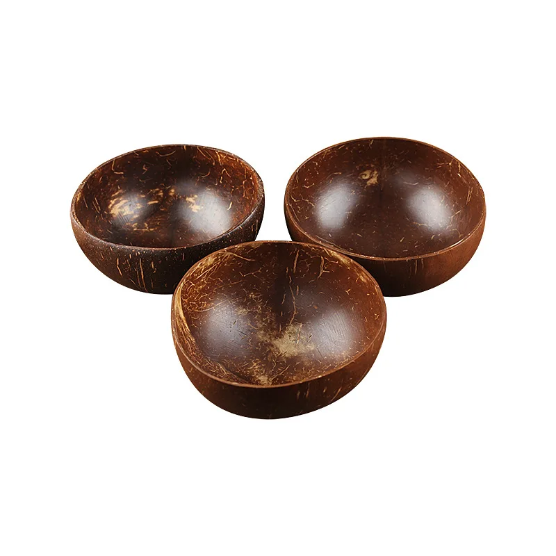 Natural Coconut Bowl Spoon set Creative Coconut Shell Fruit Salad Noodle Rice Bowl Wooden bowl Tableware restaurant kitchen
Natural Coconut Bowl Spoon set Creative Coconut Shell Fruit Salad Noodle Rice Bowl Wooden bowl Tableware restaurant kitchen