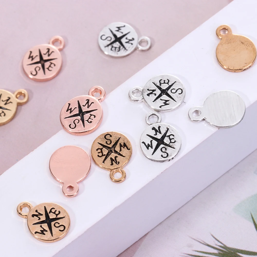 Pendant 10 pieces of Gothic round compass guide direction necklace bracelet looking for jewelry metal pendant
Pendant 10 pieces of Gothic round compass guide direction necklace bracelet looking for jewelry metal pendant