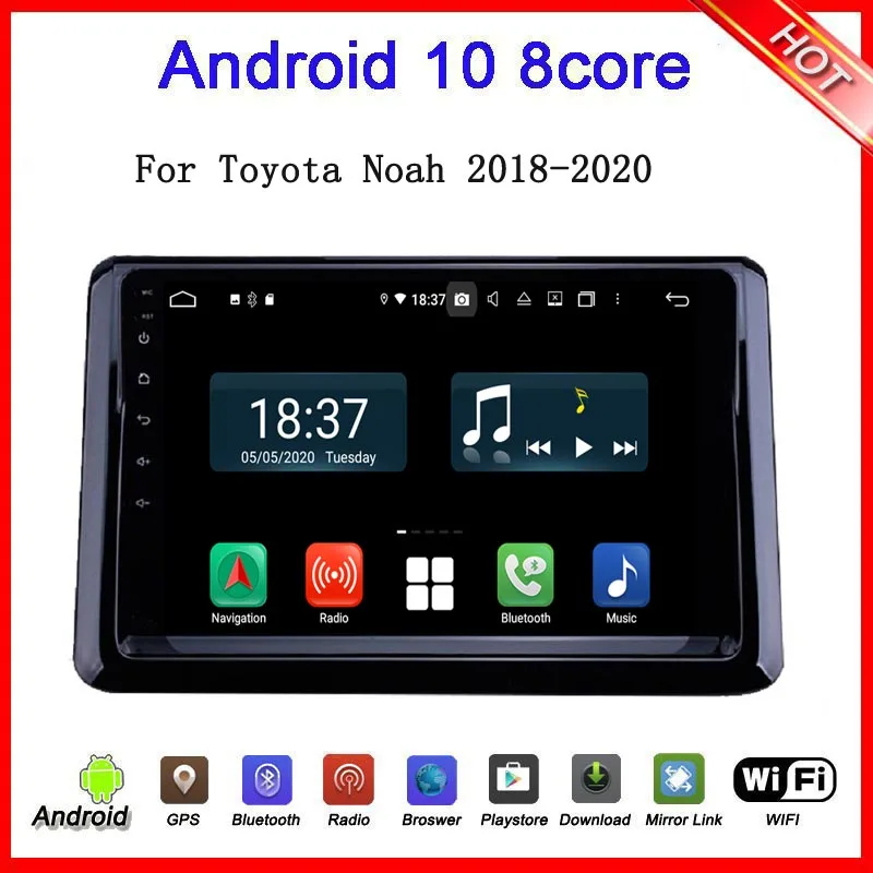 8-ядерный автомобильный мультимедийный плеер android 10 для Toyota Ноя 2018-2020, автомобильное радио, аудио, стерео, gps-навигация, DSP Carplay авто
8-ядерный автомобильный мультимедийный плеер android 10 для Toyota Ноя 2018-2020, автомобильное радио, аудио, стерео, gps-навигация, DSP Carplay авто
