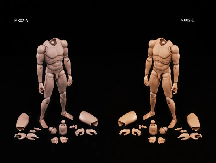 In Stock MX02-A /B 1/6 Male Figure Body 2.0 Nude Narrow Shoulders with Neck Asian European Skin 12'' Flexible Doll Toy
In Stock MX02-A /B 1/6 Male Figure Body 2.0 Nude Narrow Shoulders with Neck Asian European Skin 12'' Flexible Doll Toy