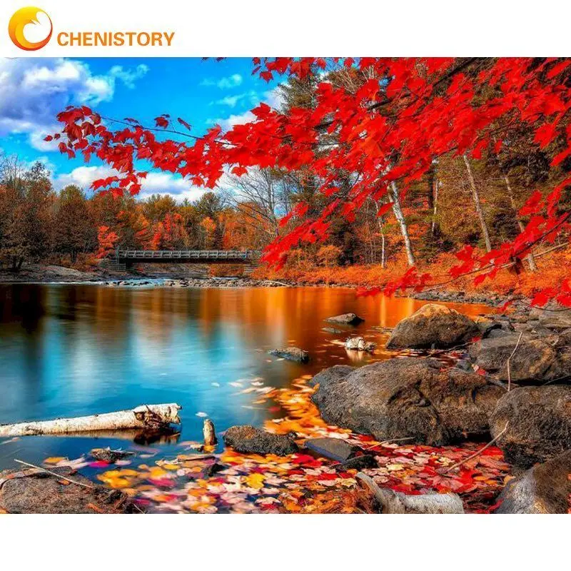 CHENISTORY Frame Picture DIY Oil Painting By Numbers For Adults Autumn Forest Coloring By Numbers For Home Decors 60x75cm
CHENISTORY Frame Picture DIY Oil Painting By Numbers For Adults Autumn Forest Coloring By Numbers For Home Decors 60x75cm