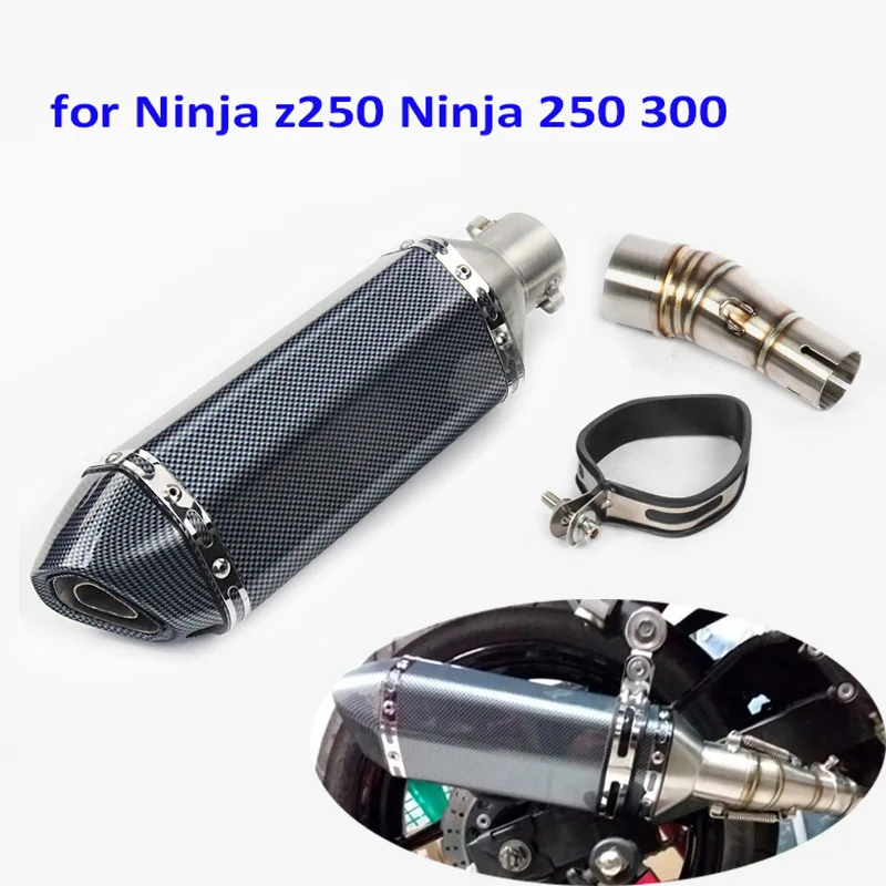 Ninja z250 Ninja 250 300 Motorcycle Exhaust Mid Link Pipe Muffler Exhaust System for Kawasaki Ninja z250 Ninja 250 300 2013-2016
Ninja z250 Ninja 250 300 Motorcycle Exhaust Mid Link Pipe Muffler Exhaust System for Kawasaki Ninja z250 Ninja 250 300 2013-2016