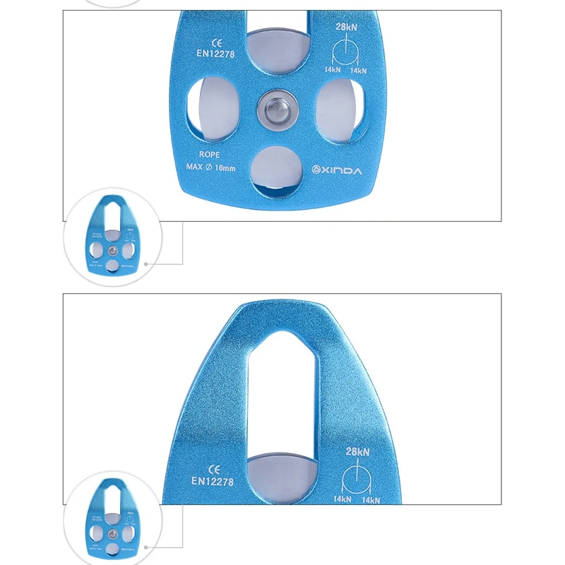 XINDA Professional Pulley Gear Mountaineering Rock Climbing Rescue High Altitude Carriage Rescue Pulley Sheave with Swing Plate
XINDA Professional Pulley Gear Mountaineering Rock Climbing Rescue High Altitude Carriage Rescue Pulley Sheave with Swing Plate