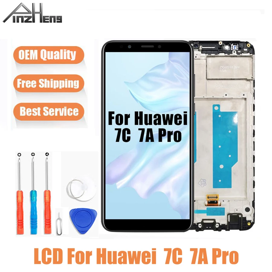 Оригинальный экран PINZHENG AAAA для Huawei Honor 7C 7A Pro, ЖК-дисплей, сенсорный экран, дигитайзер, Замена ЖК-дисплеев, зеркальный экран
Оригинальный экран PINZHENG AAAA для Huawei Honor 7C 7A Pro, ЖК-дисплей, сенсорный экран, дигитайзер, Замена ЖК-дисплеев, зеркальный экран