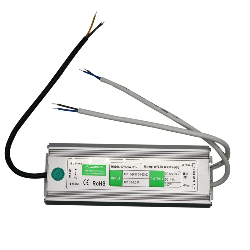SZYOUMY DC 12V 120W Waterproof IP67 Electronic LED Driver Outdoor Use Power Supply Led Strip Transformer Power Adapter
SZYOUMY DC 12V 120W Waterproof IP67 Electronic LED Driver Outdoor Use Power Supply Led Strip Transformer Power Adapter