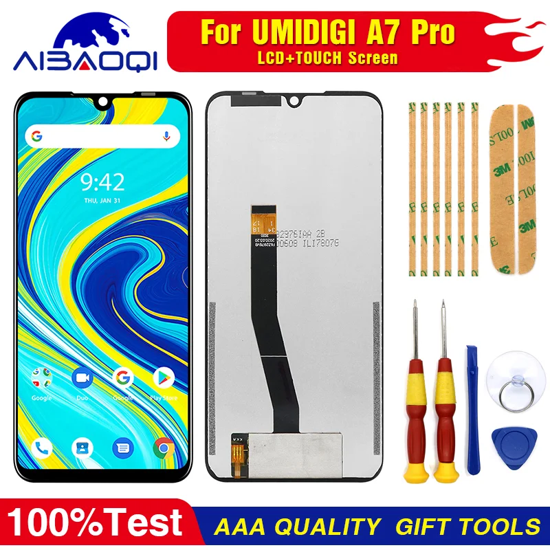 Новый оригинальный ЖК-дисплей с сенсорным экраном для Umidigi A7 Pro, запасные части + инструмент для разборки
Новый оригинальный ЖК-дисплей с сенсорным экраном для Umidigi A7 Pro, запасные части + инструмент для разборки