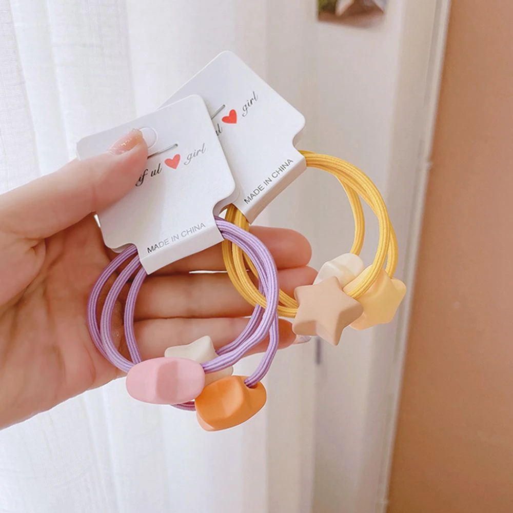 3pcs Candy Color Matte Star Heart Elastic Hair Bands Simple Fashion Rubber Hair Ties Girls Hair Gum Stretch Rope Ponytail Holder
3pcs Candy Color Matte Star Heart Elastic Hair Bands Simple Fashion Rubber Hair Ties Girls Hair Gum Stretch Rope Ponytail Holder