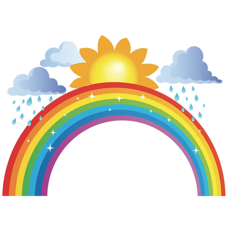Rainbow Cloud Wall Sticker for Kids Room Decoration Nursery Decals for Furniture Bedroom Decor Children Room Mural PVC Wallpaper
Rainbow Cloud Wall Sticker for Kids Room Decoration Nursery Decals for Furniture Bedroom Decor Children Room Mural PVC Wallpaper