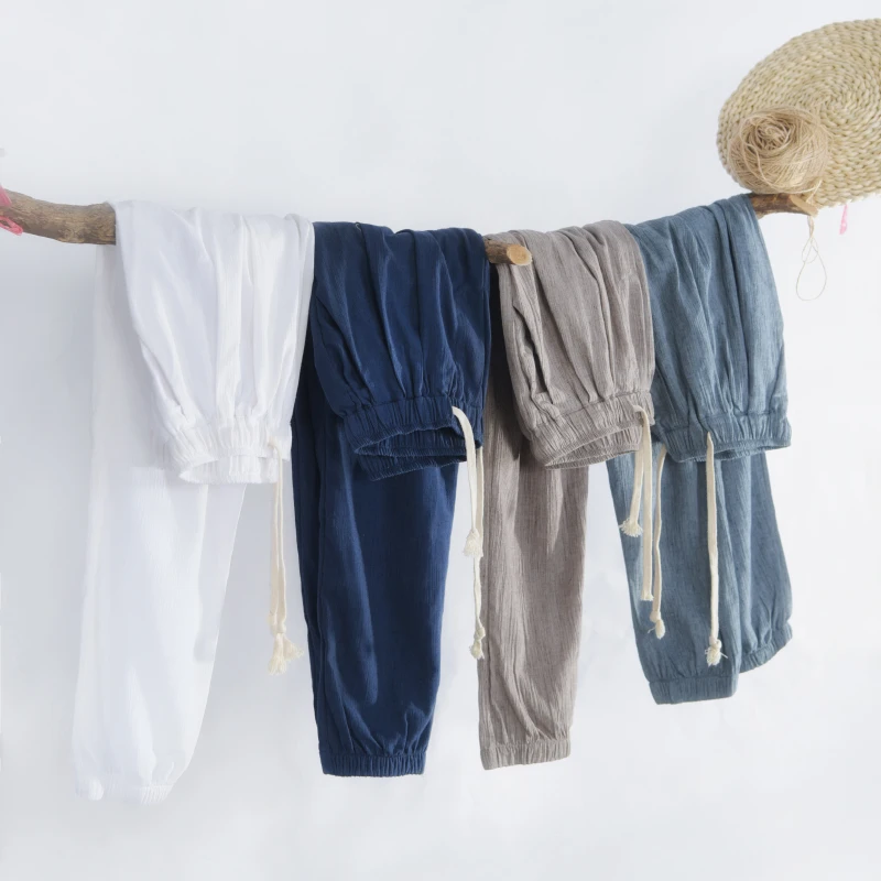 New Italy Style Casual Loose Ankle-length Pants Men Cotton and Linen Summer and Autumn Trousers Men 40 Size Pants Male Broek
New Italy Style Casual Loose Ankle-length Pants Men Cotton and Linen Summer and Autumn Trousers Men 40 Size Pants Male Broek
