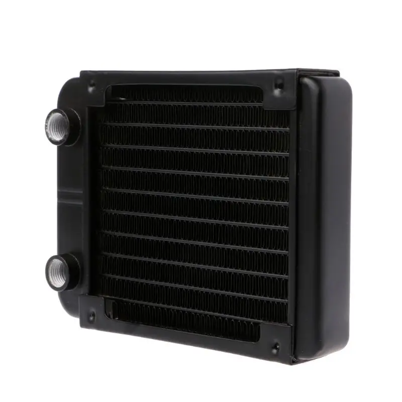 2021 New 120mm Aluminum Computer Radiator Water Cooler 10 Tube CPU Heat Sink Exchanger
2021 New 120mm Aluminum Computer Radiator Water Cooler 10 Tube CPU Heat Sink Exchanger