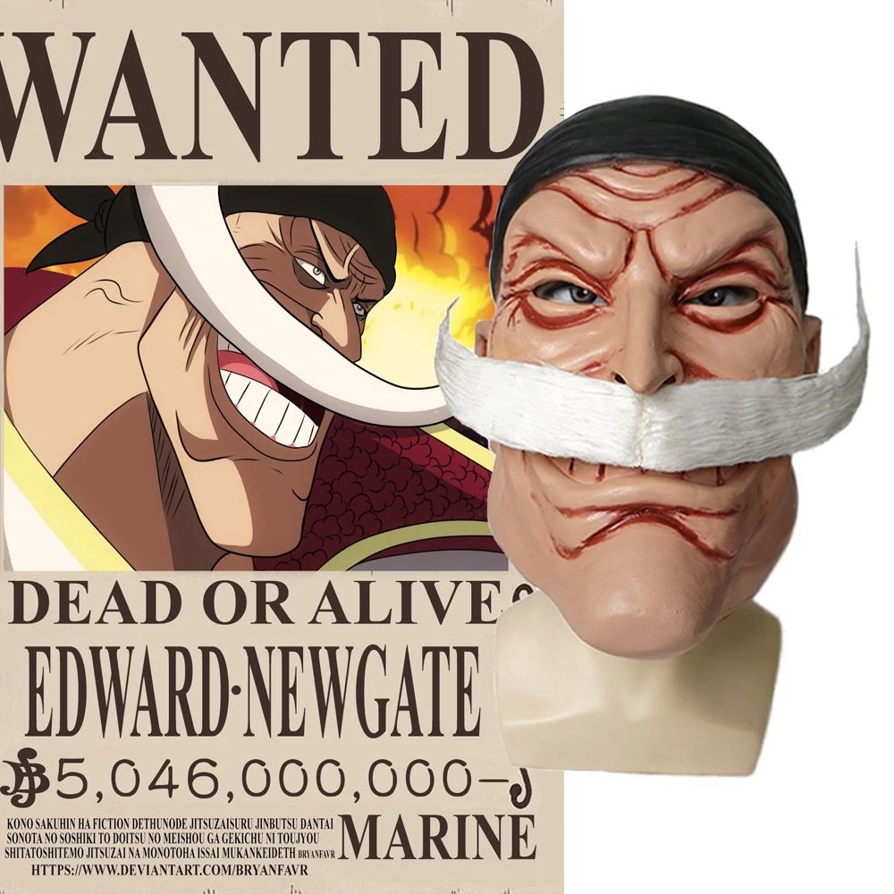 Snailify One Piece Costume Men Edward Newgate Mask Anime Cosplay White Beard Daddy Helmet Halloween Costume
Snailify One Piece Costume Men Edward Newgate Mask Anime Cosplay White Beard Daddy Helmet Halloween Costume