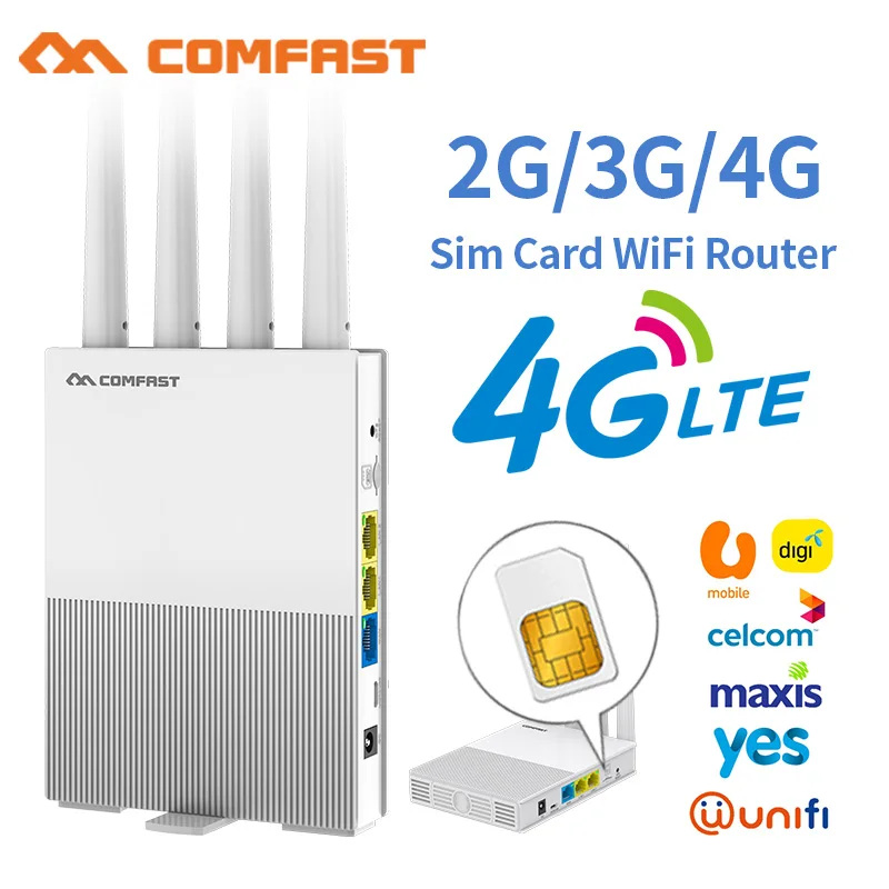 4G LTE WiFi роутер 4 антенны 4G sim-карта WAN LAN Cat4 открытый беспроводной сетевой расширитель маршрутизатор Поддержка 32 WiFi пользователей
4G LTE WiFi роутер 4 антенны 4G sim-карта WAN LAN Cat4 открытый беспроводной сетевой расширитель маршрутизатор Поддержка 32 WiFi пользователей