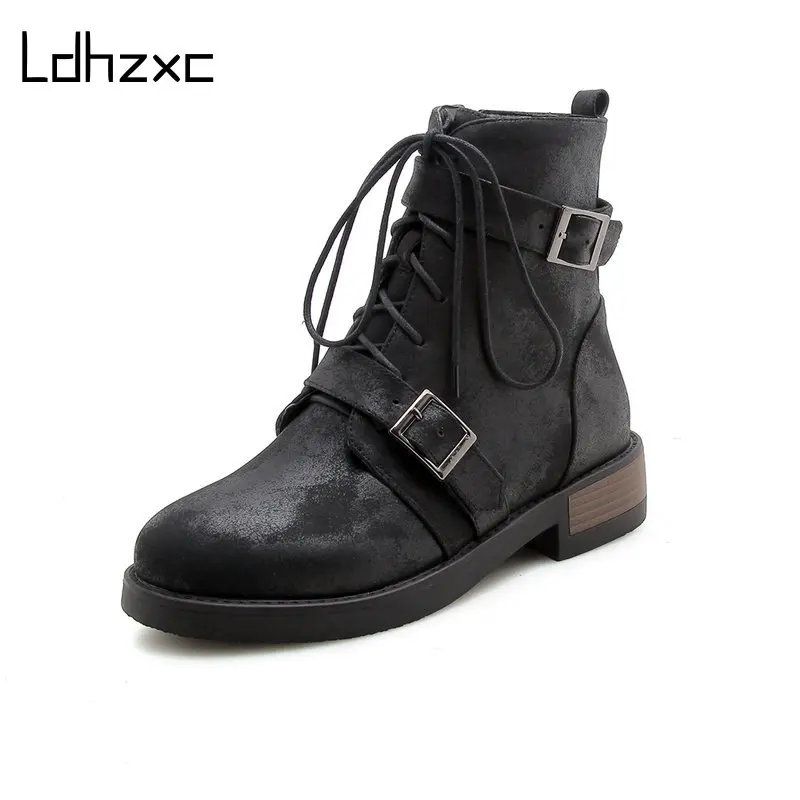 LDHZXC Punk Women Ankle Boots Pu Leather Side Zipper Shoes Woman Med Heels Fashion Winter Motorcycle Boots Shoes
LDHZXC Punk Women Ankle Boots Pu Leather Side Zipper Shoes Woman Med Heels Fashion Winter Motorcycle Boots Shoes