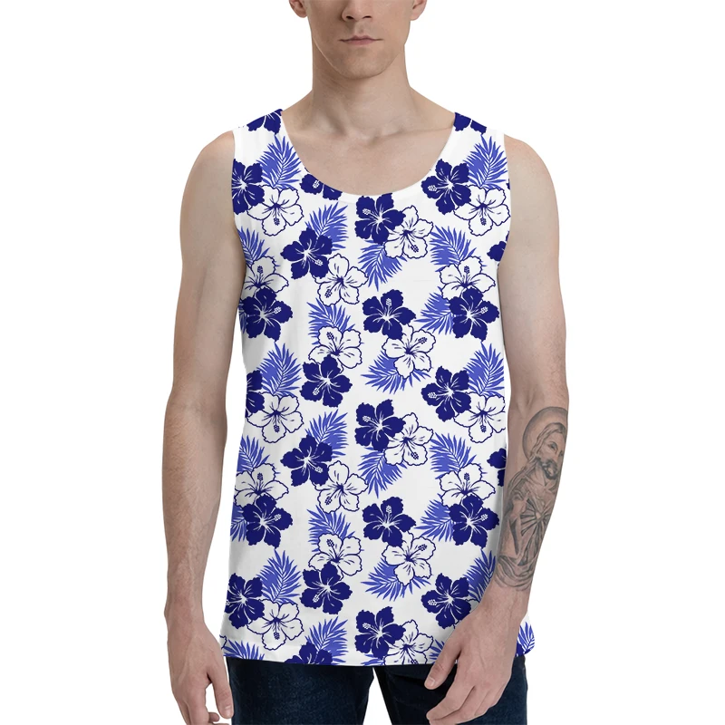 Summer Casual Vest Men Hawaii Hibiscus Undershirt Vest Fashion O-Neck Sleeveless Hip Hop Clothes Vacation Workout Gym Tank Tops 
Summer Casual Vest Men Hawaii Hibiscus Undershirt Vest Fashion O-Neck Sleeveless Hip Hop Clothes Vacation Workout Gym Tank Tops
