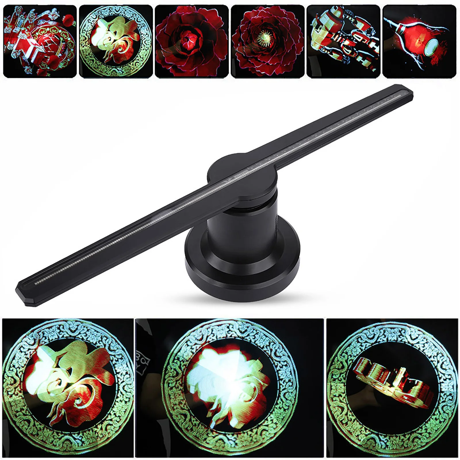 3D Hologram Projector LED Light Beads Projector Hologram Advertising Display With Remote Controller For Advertisement
3D Hologram Projector LED Light Beads Projector Hologram Advertising Display With Remote Controller For Advertisement