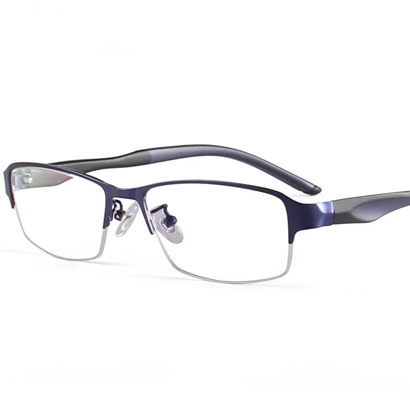 Metal Myopia Glasses Men's Full Half-Rim Glasses Frame Glasses Frame Double Color Tr Leg Fashion Plain Glasses Frame
Metal Myopia Glasses Men's Full Half-Rim Glasses Frame Glasses Frame Double Color Tr Leg Fashion Plain Glasses Frame