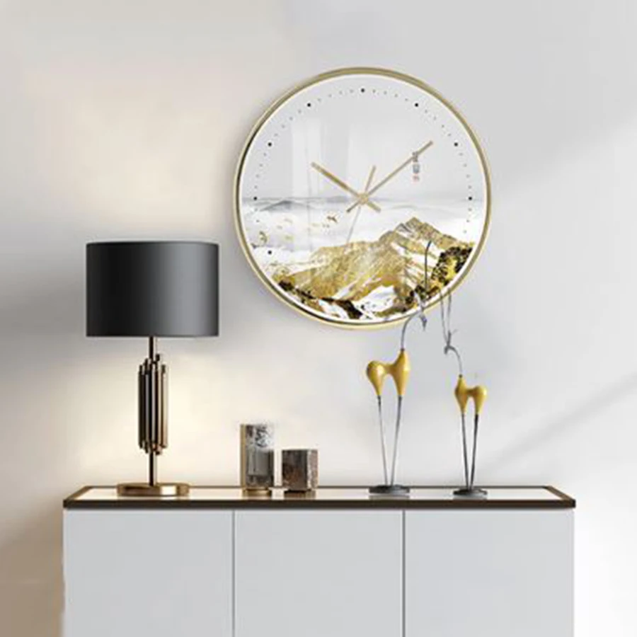 Luxury Modern Art Wall Clock Creative Kitchen 3d Nordic Design Living Room Bedroom Black Silent Clocks Home Decor WKP533 | Дом и сад