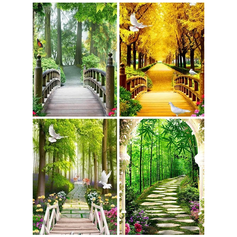 MTEN 5D DIY Diamond Painting Landscape Bridge Full Square/Round Drill Diamond Mosaic Decor For Home Wall Art Gift
MTEN 5D DIY Diamond Painting Landscape Bridge Full Square/Round Drill Diamond Mosaic Decor For Home Wall Art Gift