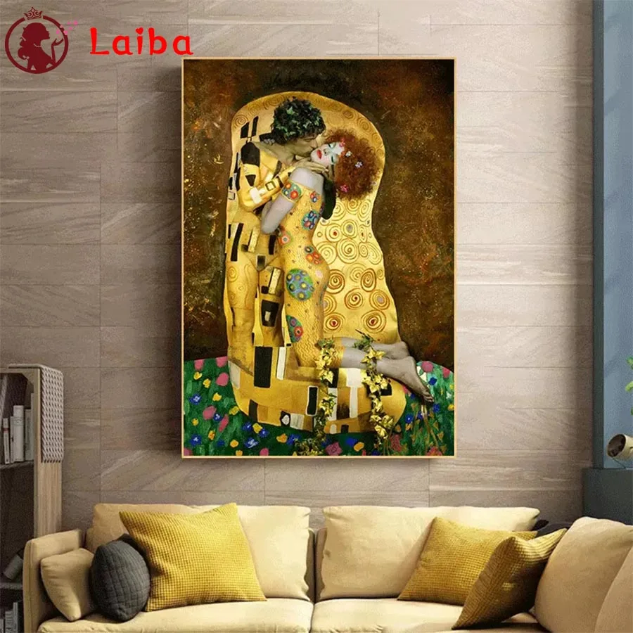 DIY Diamond Painting Classic Artist Gustav Klimt kiss Diamond Mosaic Full Drill Square Embroidery Cross Stitch Handmade Hobby
DIY Diamond Painting Classic Artist Gustav Klimt kiss Diamond Mosaic Full Drill Square Embroidery Cross Stitch Handmade Hobby