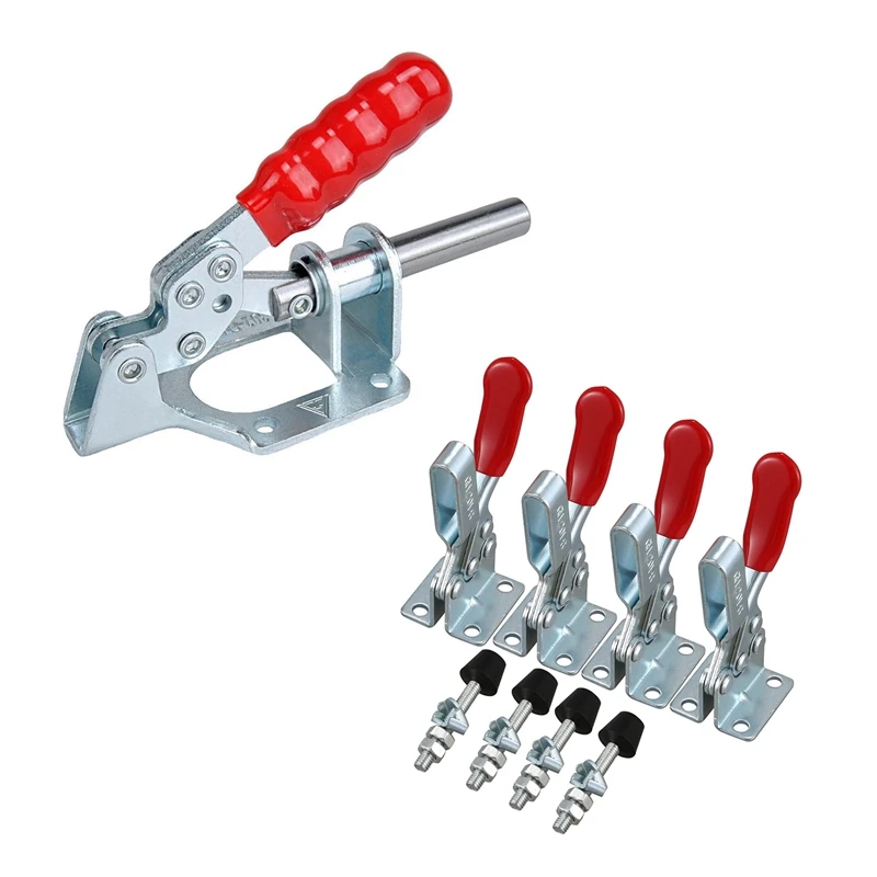 5 Pcs Hand Tool: 1 Pcs 302FM Toggle Push Pull Type Clamp & 4 Pcs 201B Antislip Red Horizontal Clamp
5 Pcs Hand Tool: 1 Pcs 302FM Toggle Push Pull Type Clamp & 4 Pcs 201B Antislip Red Horizontal Clamp