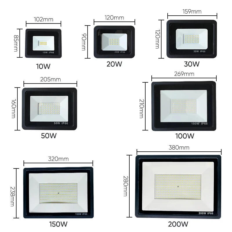 10W 20W 30W 50W 100W IP66 Waterproof Outdoor Wall Lamp AC85-265 Floodlight Spotlight Garden Lamp LED Flood Light
10W 20W 30W 50W 100W IP66 Waterproof Outdoor Wall Lamp AC85-265 Floodlight Spotlight Garden Lamp LED Flood Light