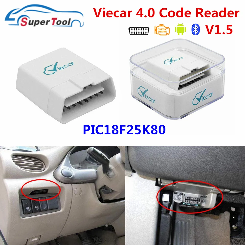 OBD2 Viecar V1.5 Bluetooth 4,0 Viecar ELM327 Bluetooth 4 Viecar Viecar V1.5 ELM327 Bluetooth 4,0
OBD2 Viecar V1.5 Bluetooth 4,0 Viecar ELM327 Bluetooth 4 Viecar Viecar V1.5 ELM327 Bluetooth 4,0