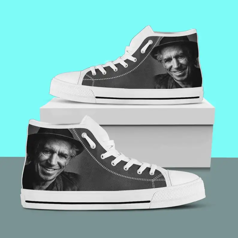 Keith Richards Hi Tops, Mens Womens Designer Leisure Sneakers Men Casual Canvas Shoes
Keith Richards Hi Tops, Mens Womens Designer Leisure Sneakers Men Casual Canvas Shoes