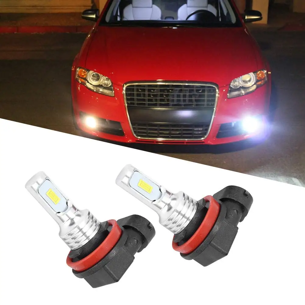 

2PCS H8 9005 HB3 9006 HB4 H1 H3 H4 H7 LED H11 LED HeadLight Bulb 80W Fog Light 6000K White CSP 3570 LED Chips Led Lights for Car