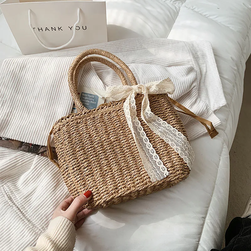 Lady Handbag Rattan Wicker Straw Woven Half-round Bag Large Capacity Female Casual Travel Tote Fashion Bolsos 
Lady Handbag Rattan Wicker Straw Woven Half-round Bag Large Capacity Female Casual Travel Tote Fashion Bolsos