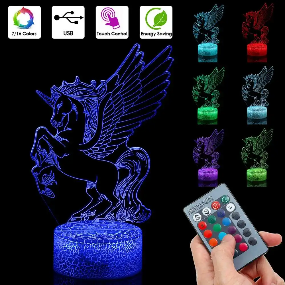 3D LED Night Light for Children Touch USB Table Lamp Acrylic Light Lava Lamp llusion Atmosphere Lighting Room Decor
3D LED Night Light for Children Touch USB Table Lamp Acrylic Light Lava Lamp llusion Atmosphere Lighting Room Decor
