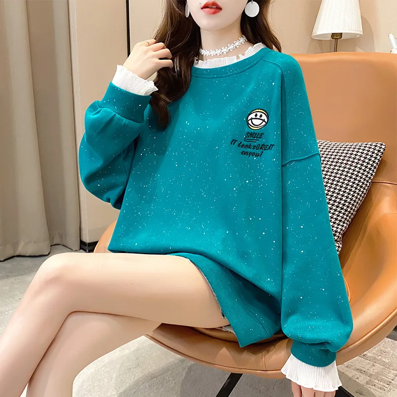 Crewneck Sweatshirt Women Korean Autumn Kawaii Clothes Long sleeve Streetwear Tops Ropa de mujer Vetement femme Womens Clothing
Crewneck Sweatshirt Women Korean Autumn Kawaii Clothes Long sleeve Streetwear Tops Ropa de mujer Vetement femme Womens Clothing