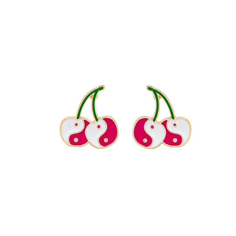 90s Style INS Pink Cherry Yin Yang Earrings for Women Aesthetic Vintage Harajuku Earrings Charms Fashion Jewelry Wholesale
90s Style INS Pink Cherry Yin Yang Earrings for Women Aesthetic Vintage Harajuku Earrings Charms Fashion Jewelry Wholesale