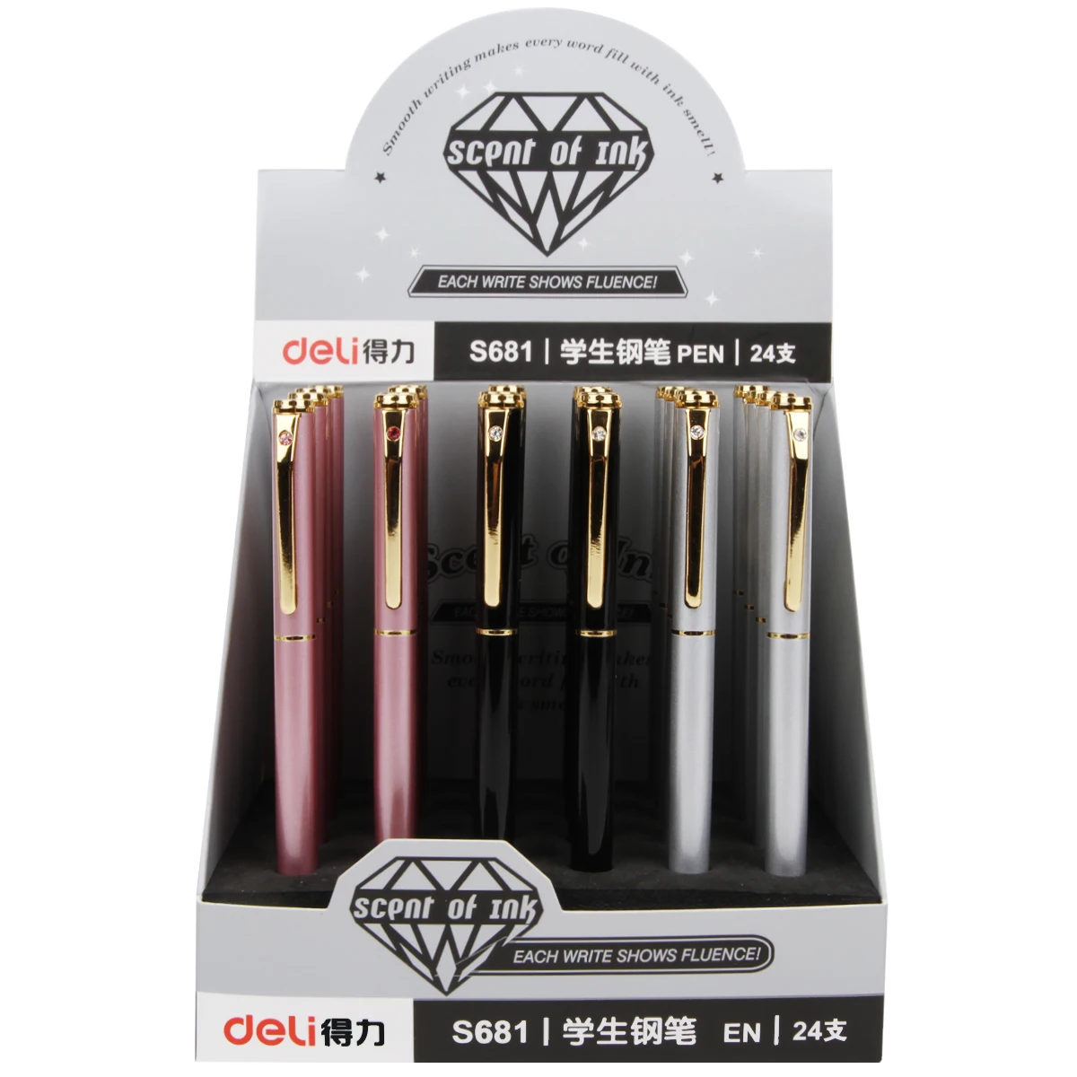 Deli S681 metal Fountain Pen school and office supplies stationery Elegant Pens For Writing school high quality ink fountain pen
Deli S681 metal Fountain Pen school and office supplies stationery Elegant Pens For Writing school high quality ink fountain pen