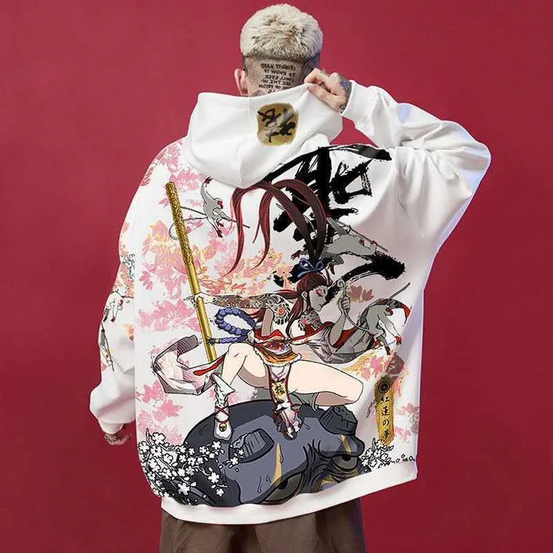 Hip Hop Harajuku Spring and Autumn Men's Print Hooded Loose Large Size Fat Jacket Trendy Tops ins
Hip Hop Harajuku Spring and Autumn Men's Print Hooded Loose Large Size Fat Jacket Trendy Tops ins